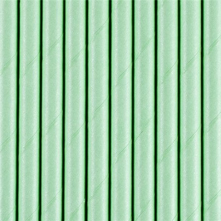 Mint Straws I Mint Green Party Supplies I My Dream Party Shop UK