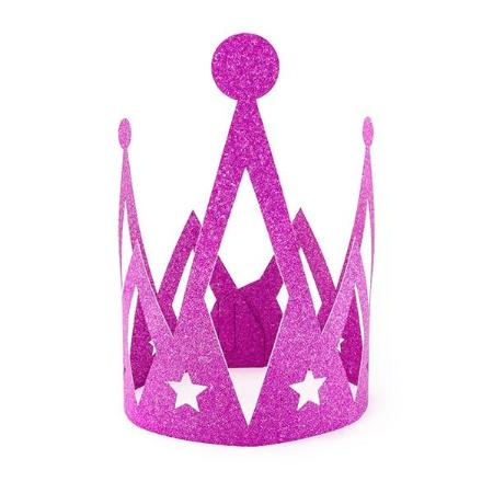 Sparkly Dark Pink Princess Crown I Princess Party Supplies I My Dream Party Shop I UK