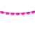 Dark Pink Fan Garland I Modern Pink Party Decorations I My Dream Party Shop I UK