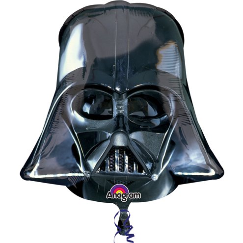Giant Darth Vader Foil Balloon I Star Wars Party Supplies I My Dream Party Shop