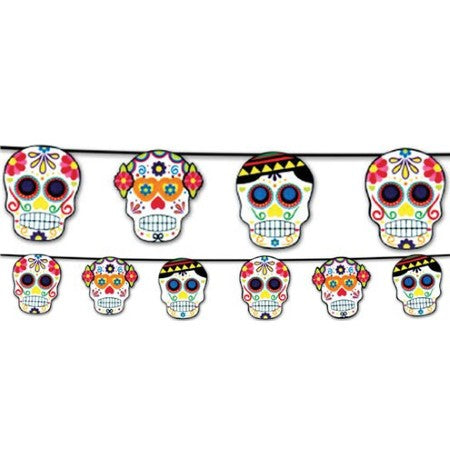 Day of the Dead Skull Garland I Day of the Dead Party I My Dream Party Shop UK