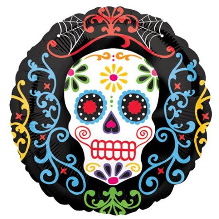 Day of the Dead Skull Balloon I Day of the Dead Party Decorations I My Dream Party Shop