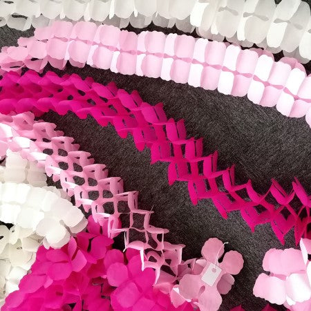 Pink Four Leaf Clover Garland I Pink Party Decorations I My Dream Party Shop I UK