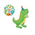 Green Party Dinosaur Balloons I Helium Balloons for Collection I My Dream Party Shop