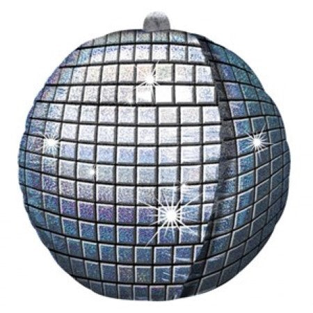 Disco Ball Balloon Holographic Pattern I Disco Party Decorations UK