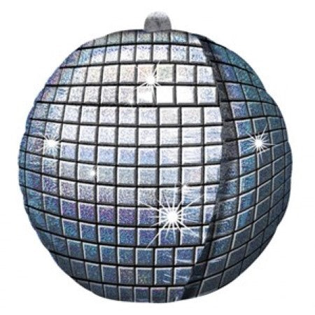 Disco Ball Balloon Holographic Pattern I Disco Party Decorations I UK