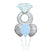 Helium Engagement Ring Balloon Bouquet I Collection Ruislip I My Dream Party Shop