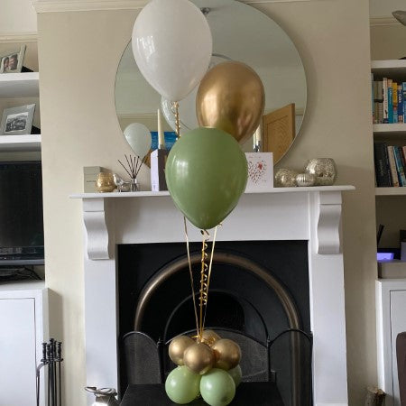 Helium Trio of Latex Centrepiece Balloons I Helium Balloons for Collection Ruislip I My Dream Party Shop