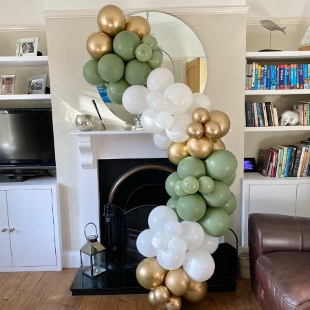 Eucalyptus Standing Balloon Arch I Collection Ruislip I My Dream Party Shop