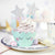 Pastel Unicorn Cupcake Wrappers I Pastel Green Cupcake Wrapper with Silver Stars on Top I UK