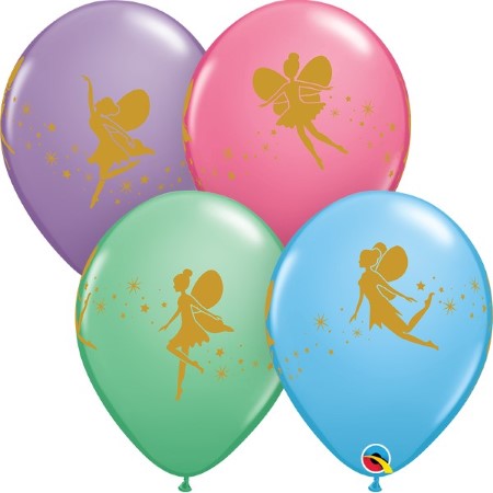 Fairies and Sparkles Balloons - 4 Pack I Fairy Party Supplies I My Dream Party Shop