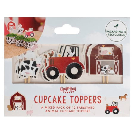 Farm Party Cake Toppers I Farm Party Supplies I My Dream Party Shop UK
