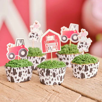 Farm Animals Party Cake Toppers I Farm Party Supplies I My Dream Party Shop UK