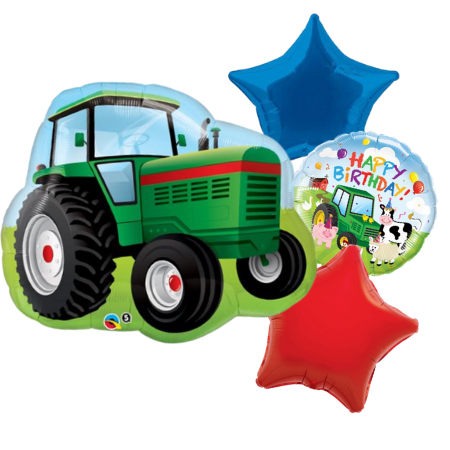 Tractor Helium Balloon Sets I Farmyard Party Helium Balloons Ruislip I My Dream Party Shop