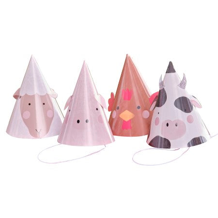 Farm Animals Party Hats I Farm Themed Party Supplies I My Dream Party Shop UK