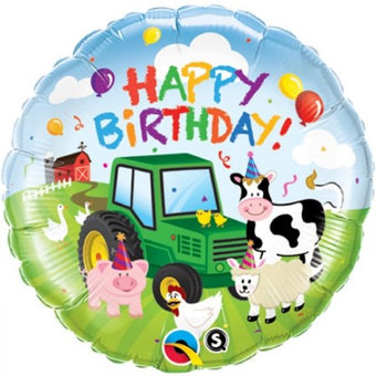 Farmyard Happy Birthday Balloon I My Dream Party Shop