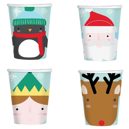 Festive Friends Christmas Party Cups I Christmas Party Supplies I My Dream Party Shop UK