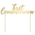 First Communion Gold Cake Topper I First Holy Communion Celebration I My Dream Party Shop