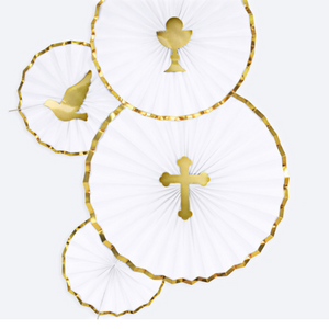 Gold First Communion Cake Toppers I First Holy Communion Party I My Dream Party Shop