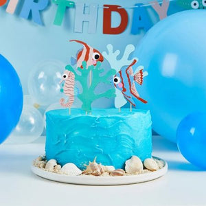 Under the Sea Cake Toppers I Under the Sea Party Decorations I My Dream Party Shop UK