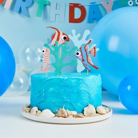 Under the Sea Fish Cake Toppers