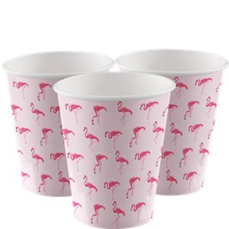 Pale Pink Flamingo Cups I Flamingo Party Tableware I My Dream Party Shop I UK