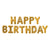 Gold Happy Birthday Balloon Bunting I Modern Party Balloons I My Dream Party Shop
