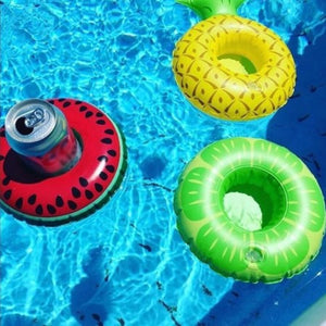 Lime Inflatable Cup Holder I Tropical Party I UK