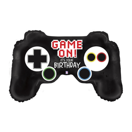 Game Controller Foil Balloon I Gamer Party Supplies I My Dream Party Shop UKUK