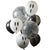 Ghost, Bat Confetti and Marble Balloon Cluster I Halloween Party Balloons I My Dream Party Shop