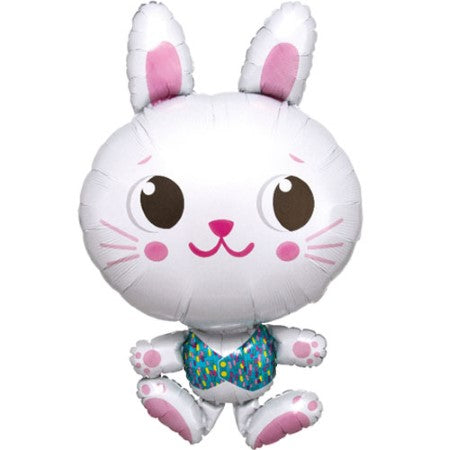 Long Ballon Rabbit Giant White Rabbit Balloon I Easter Balloons UK - My Dream Party Shop