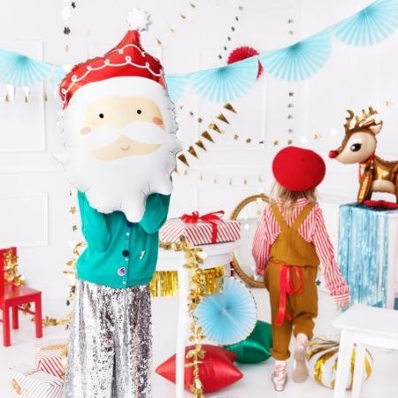 Giant Santa Head Balloon I Christmas Party Balloons I My Dream Party Shop