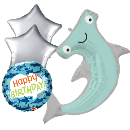 Giant Smiley Hammerhead Foil Balloons I Helium Balloons I My Dream Party Shop