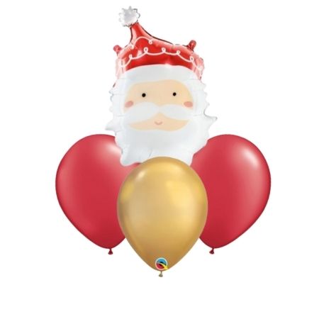 Giant Santa Head Helium Balloon Sets I Collection Ruislip I My Dream Party Shop