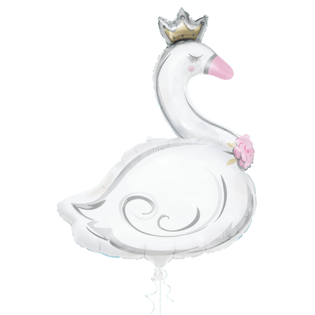Giant Princess Swan Foil Balloon I Fun Foil Balloon Supershapes I My Dream Party Shop