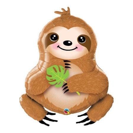 Giant Sloth Supershape Foil Balloon I Giant Supershape Foil Balloons I My Dream Party Shop UK