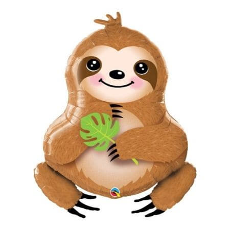 Sloth Foil Balloons Inflated for collection Ruislip I My Dream Party Shop