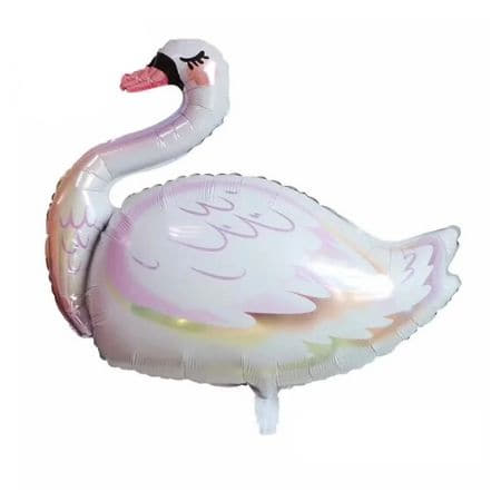 Giant Swan Foil Balloon I Pretty Foil Balloons I My Dream Party Shop UK