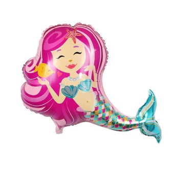 Enchanting Pink Mermaid Balloon I Mermaid Party Supplies I My Dream Party Shop