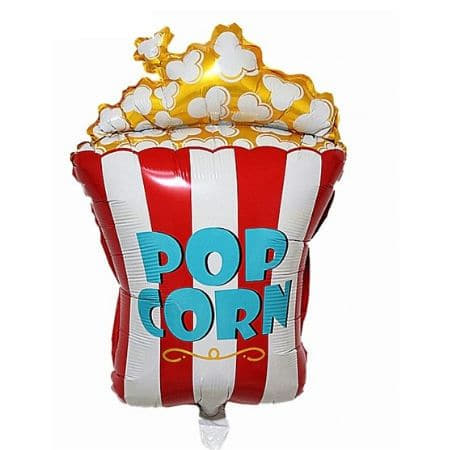 Popcorn Foil Balloon I Movie Night Party Decorations I My Dream Party Shop UK