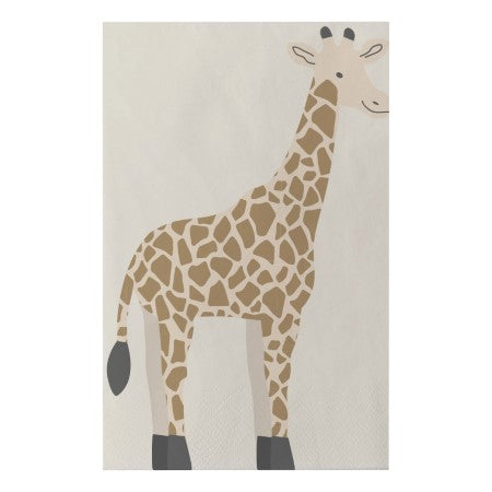 Giraffe Party Napkins Ginger Ray I Jungle Party Supplies I My Dream Party Shop