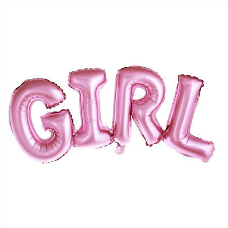 Metallic Pink Girl Balloon I Gender Reveal Party I My Dream Party Shop I UK