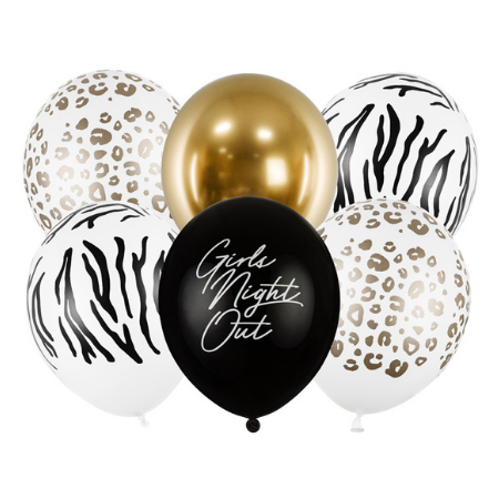 Girl's Night Out Balloon Set (Helium Inflated for Collection)