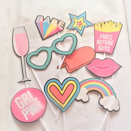 Girl&#39;s Pastel Selfie Kit I Girl&#39;s, Hen or Sleepover Party I My Dream Party Shop I UK