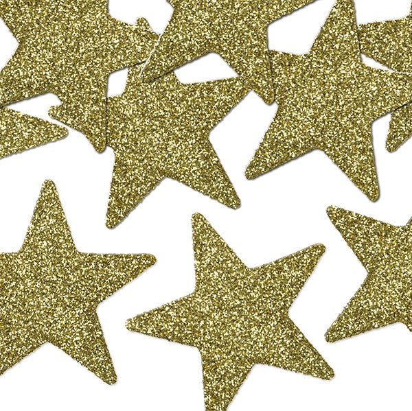 Glittery Gold Star Table Decorations I Star Confetti I My Dream Party Shop I UK