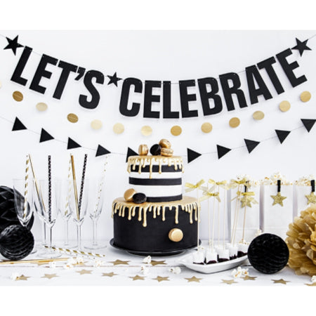 Glittery Gold Star Table Decorations I My Dream Party Shop I UK