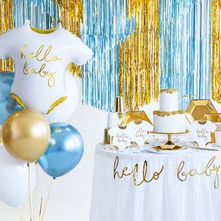 Metallic Gold Backdrop Curtain I Metallic Gold Party Decorations I My Dream Party Shop
