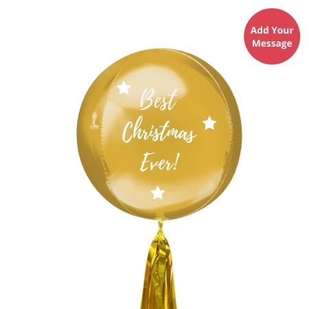 Christmas Message Helium Balloon I Balloons for Collection Ruislip I My Dream Party Shop