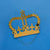 Gold Crown Party Hats 10 Pack I Royal Coronation Party Supplies I My Dream Party Shop