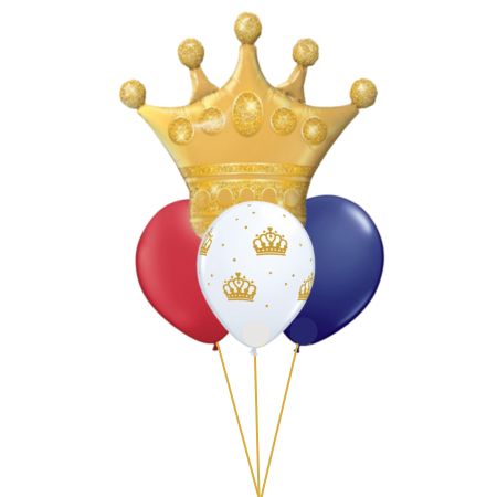 Gold Crown Helium Balloons I Coronation Balloons Ruislip I My Dream Party Shop